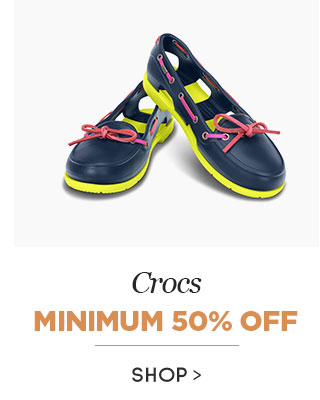 Crocs Min 50%
