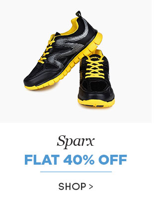 Sparx  Flat 40% Off