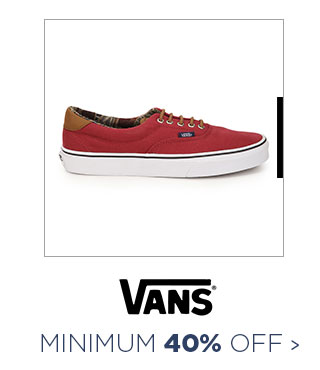 Vans  Men's Footwear - Min. 40% Off 
