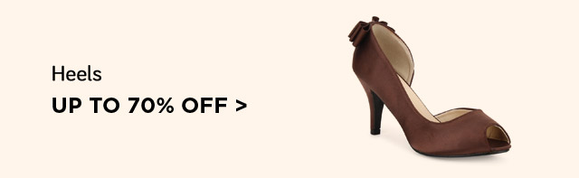 Heels up to 70% off