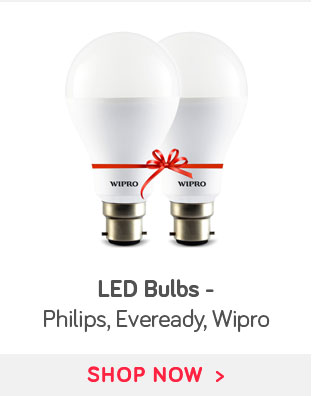LED Bulbs - Philips, Eveready, Wipro