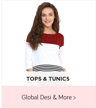 Tops & Tunics - Global Desi & more