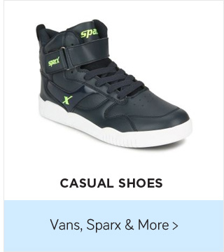 Casual Shoes- Vans, Sparx & more