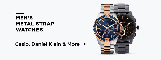 Men's Metal Strap Watches - Casio | Daniel Klein & More