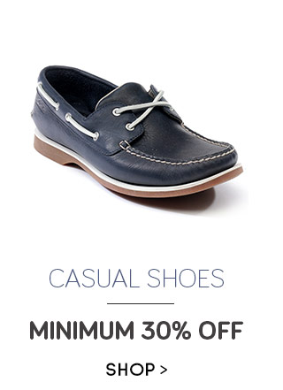 Casual Shoes Min 30% off