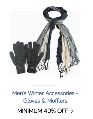 Men's Winter Accessories- Gloves & Mufflers