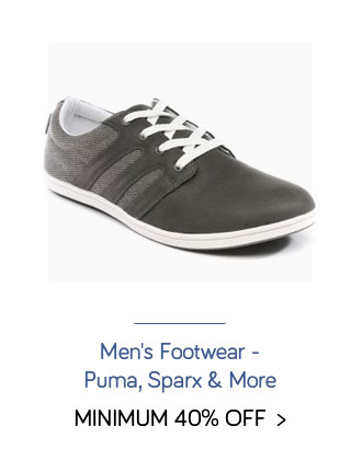 Men's Footwear- Puma, Sparx & more