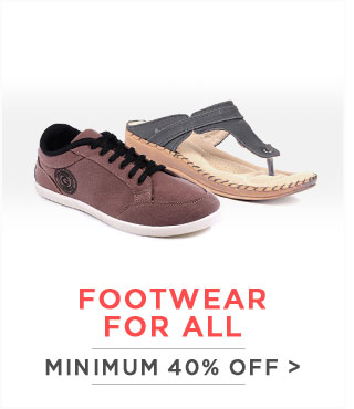 Footwear - Men|Women | Kids' - Min. 40% Off