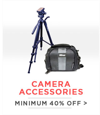 Cameras Accessories Min 40% Off