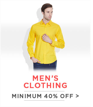 Men's Clothing - Min. 40% Off