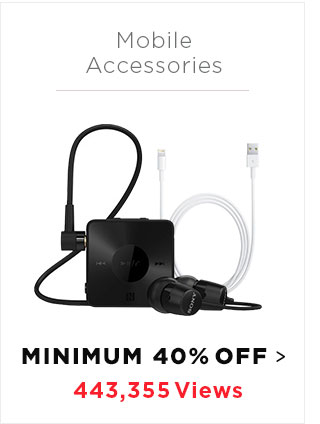 Mobile Accessories Minimum 40% off