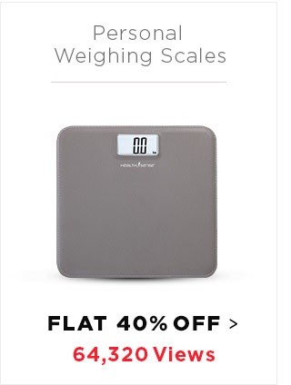Personal Weighing Scales Flat 40%
