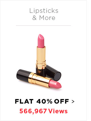Lipsticks Flat 40% off