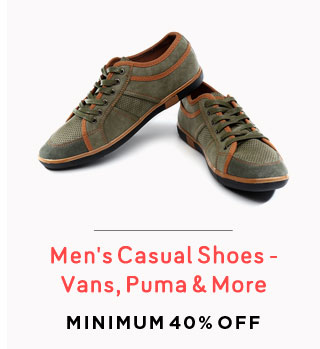 Men's casual shoes - min.40% off -VANS | Puma & more