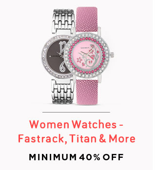 Women watches - Fastrack | Titan & more Min.40% Off