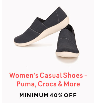 Women's Casual Shoes - Puma | Crocs & more Min.40%  Off