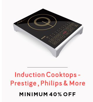 Induction Cooktops - Min 40% off - Prestige , Philips & More