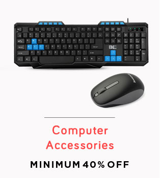 Computer Accessories|Min 40% off