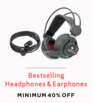 Bestselling Headphones & Earphones | Min 40% Off
