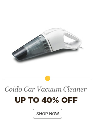 Coido 6138 Car Vacuum Cleaner - Portable, Wet & Dry