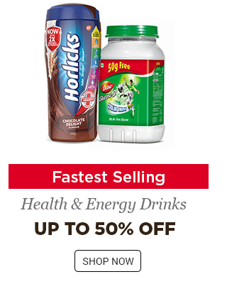 Health & Energy Drinks- Up to 50% off