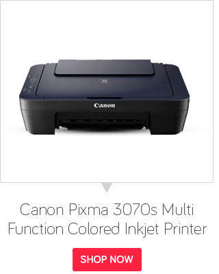 Canon Pixma 3070s Multi Function Colored Inkjet Printer