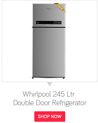 Whirlpool 245 Ltr 2 Star NEO DF258 ROY 2S Double Door Refrigerator -Illusia Steel