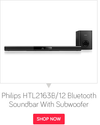 Philips HTL2163B/12 Bluetooth Soundbar with Subwoofer