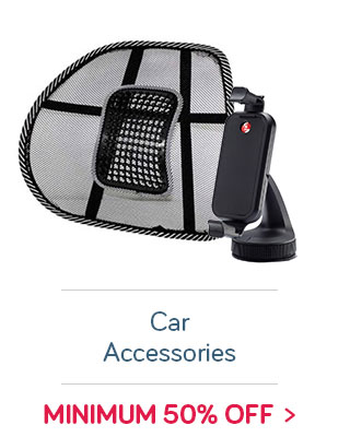 Car Accessories - Min. 50% Off