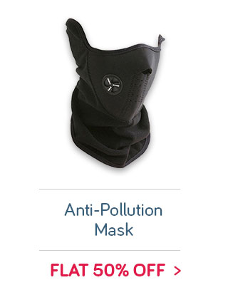Anti Pollution Mask- Flat 50% Off