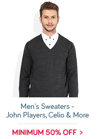 Men's Sweaters- John Players | Celio & more