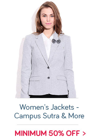 Women's Jackets - Campus Sutra & more