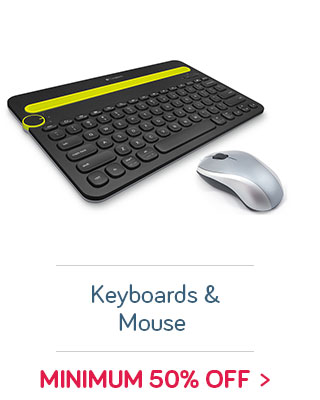 Buy Keyboards & Mouse | Min 50% Off