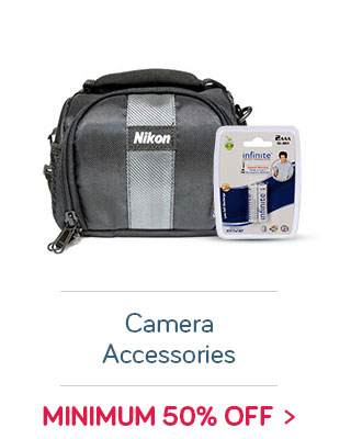 Camera Accessories - Min. 50% Off