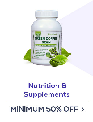 Nutrition & Supplement- Min 50% off