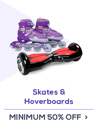 Skates & Hoverboards - Min. 50% Off