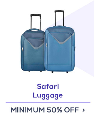 Safari Luggage - Min 50% Off