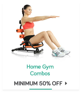 Home Gym Combos - Min. 50% Off