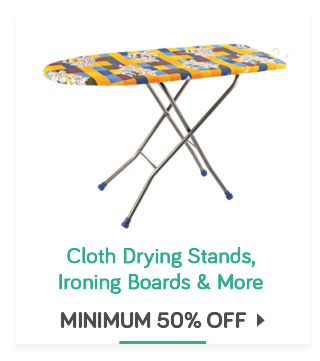 Cloth Drying Stands, Ironing Boards & More - Min. 50% Off