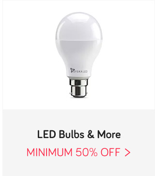LED Bulbs & More - Min. 50% off