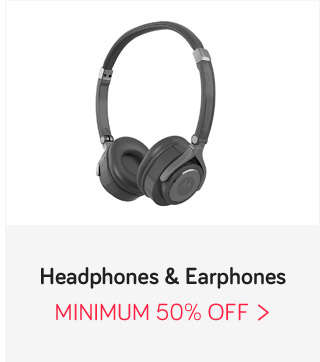 Headphones & Earphones - Min. 50% off