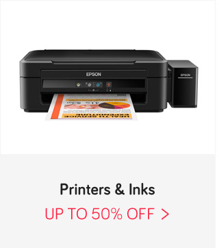 Printers & Inks - Up to 50% Off