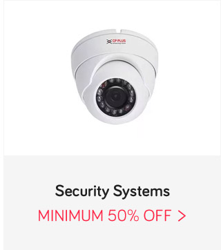 Security Systems - min. 50% off