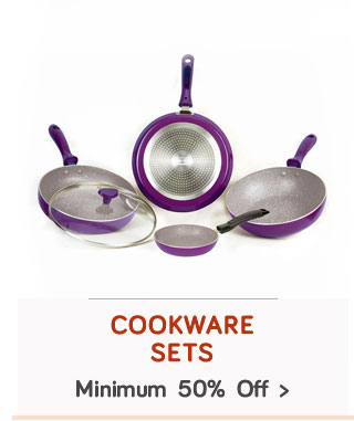 Cookware Sets - Min. 50% off