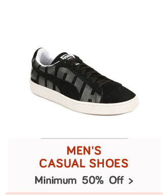 Men's Casual Shoes - Min.50% off