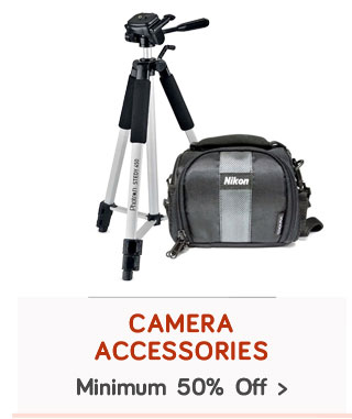 Camera Accessories - Min. 50% Off