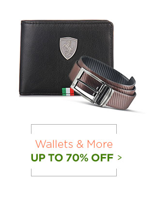 Wallets & More upto 70% Off