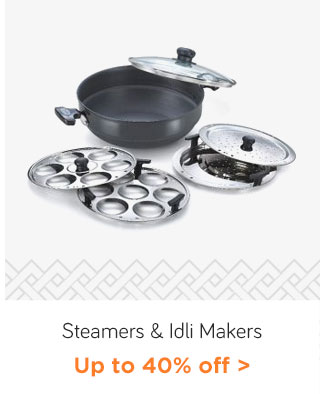 Steamer & Idli Maker - Up to 40% Off
