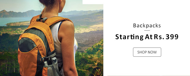 Backpacks - Starting At Rs.399