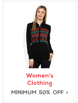 Min. 50% Off on Women's Clothing - Vero Moda, Global Desi & More